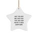 Funny New Hampshire Star Ornament, Gifts for Men from New Hampshire, Christmas Unique Decor - Image 1