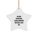 Funny Stepmother Gifts, Star Ornament, 'My Dear Stepmother. Always Remember How Much I Love You.' Christmas Unique Gifts from Family to Stepmother - Image 1