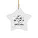 Arizona Star Ornament - My Heart Belongs To Arizona Gifts from Friends and Family for Christmas - Image 1