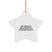 Connecticut Star Ornament, Funny Quote, Gifts from Family to Friends, Christmas Unique Gifts for Men Women Kids - Image 1