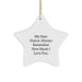 Fiance Gifts for Men, My Dear Fiance Always Remember How Much I Love You Star Ornament, Unique Christmas Unique Gifts from Men to Fiance - Image 1
