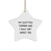 Funny Scottish Terrier Dog Star Ornament, Gifts from Friends and Family to Scottish Terrier Dog Lovers, Christmas Unique Gifts - Image 1