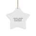 Funny Janitor Gifts for Coworkers, Friends, and Family - 'I May Be A Janitor, But I Can't Fix Stupid People.' Star Ornament, Christmas Unique Gifts from Men, Women, Friends, Coworkers, Family - Image 1