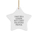 Funny Logger Gifts from Men to Logger Friends for Christmas Unique Star Ornament - Image 1