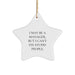 Funny Manager Gifts, Christmas Star Ornament I May Be A Manager, But I Can't Fix Stupid People. Christmas Unique Gifts from Friends for Family - Image 1