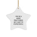 Funny Nurse Practitioner Star Ornament Gifts from Friends for Christmas, Humorous Quote Star Ornament for Nurse Practitioner Gifts, Nurse Practitioner Christmas Unique Gifts - Image 1