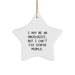 Funny Quirky Oncologist Gifts for Christmas Star Ornament from Friends - Image 1