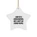 Funny Sonographer Gifts Star Ornament I May Be A Sonographer But I Can't Fix Stupid People Christmas Unique Gifts for Sonographer Friends Family - Image 1