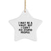 Funny Valet Star Ornament Gifts from Men for Christmas Unique Gifts - Image 1