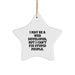 Funny Web Developer Gift from Friends, Star Ornament for Christmas Unique Gifts, 'I May Be A Web Developer' - Image 1