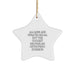Funny Orthopedic Surgeon Gifts for Men - Star Ornament with Inspirational Quote, Gifts from Men to Orthopedic Surgeon Friends, Christmas Unique Gifts - Image 1