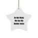Welder Star Ornament Gifts from Friends, 'Do Not Make Me Use My Welder Voice', Funny Christmas Memorable Present for Men, Women, Coworkers, Family - Image 1