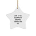 Funny Aerospace Engineer Star Ornament, Gifts for Men, Women, Friends, Coworkers, Family, Christmas Unique Star Shaped Decorations - Image 1