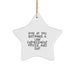 Funny Law Enforcement Officer Gifts, Star Ornament for Christmas - 'Look At You Becoming A Law Enforcement Officer And Shit' - Gifts from Friends to Law Enforcement Officers - Image 1
