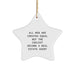 Funny Real Estate Agent Star Ornament Gifts from Friends for Men - Unique Christmas Decorations, Inspirational Quote: All Men Are Created Equal But The Coolest Become A Real Estate Agent - Image 1