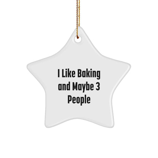 Funny Baking Star Ornament Gifts from Family for Christmas Baking - Image 1