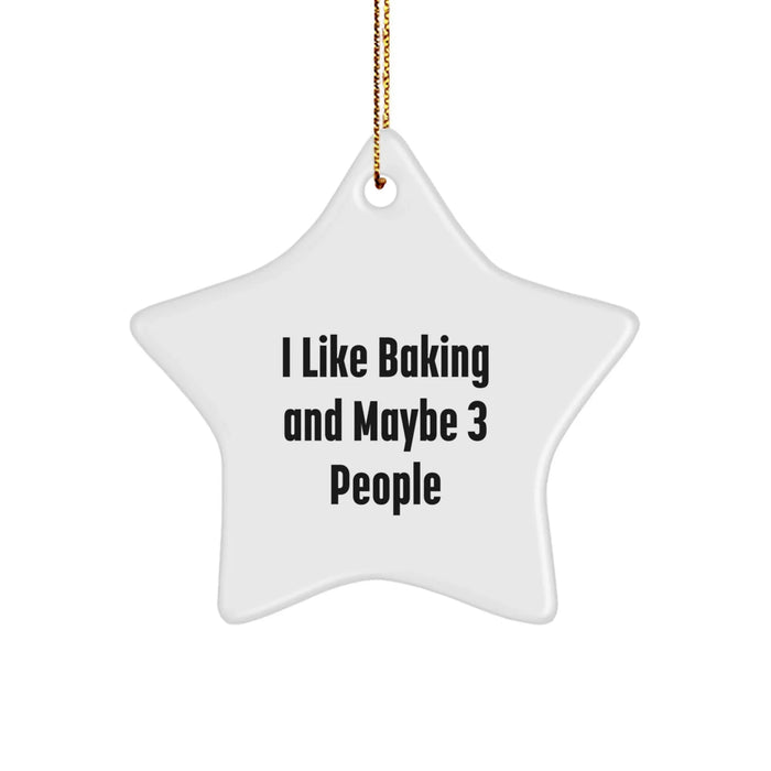 Funny Baking Star Ornament Gifts from Family for Christmas Baking - Image 1