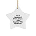 Funny Chemist Gifts, Star Ornament, I'm a Chemist, I Don't Argue, Unique Christmas Unique Gifts from Friends to Family - Image 1