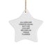 Urban Planner Gifts, Funny Star Ornament, 'All Men Are Created Equal But The Coolest Become An Urban Planner', Gifts from Men, for Urban Planner, Christmas Unique Gifts - Image 1