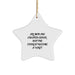 Funny Quote Star Ornament for Valet Gifts from Men, Unique Christmas Star Gifts for Him, 'All Men Are Created Equal But The Coolest Become A Valet' Inspired - Image 1