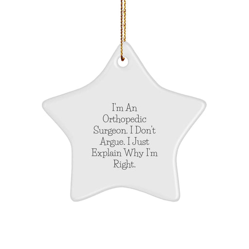 Funny Orthopedic Surgeon Gifts from Men to Orthopedic Surgeon Friends Funny Christmas Unique Gifts for Orthopedic Surgeon at Home - Image 1