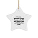 Dancer Gifts from Friends and Family - Star Ornament with Funny Quote, Christmas Unique Presents - Image 1