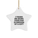 Funny Pop Gifts from Men, Unique Star Ornaments for Pops, I Think Me Being Your Pop Is Enough Of A Gift, Christmas Decorations - Image 1