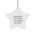 Funny Star Ornaments for Aircraft Mechanic Humor, Christmas Unique Gifts from Friends to Family - Image 1