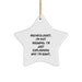 Funny Archeologist Gifts from Men, Archeologist Star Ornament for Christmas Decorations, Inspirational Quote: 'I'm Not Arguing. I'm Just Explaining Why I'm Right.' - Image 1