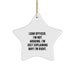 Funny Loan Officer Gifts from Men for Men - Star Ornament, Explaining Why I'm Right Quote, Christmas Unique - Image 1
