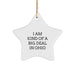 Funny Ohio Gifts - 'I Am Kind Of A Prime Selection In Ohio' Star Ornament, Christmas Unique Gifts from Friends for Ohio Family - Image 1