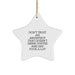Funny Architect Gifts from Friends, Don't Trust An Architect That Doesn't Drink Coffee And Say F--k A Lot Star Ornament for Architect, Christmas Unique Gifts for Men - Image 1