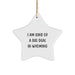 Funny Wyoming Star Ornament Gifts from Men to Wyoming Friends - I Am Kind of a Prime Selection in Wyoming, White Star Shaped, Christmas Unique Gifts - Image 1