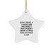 Funny Landscape Architect Gifts, Christmas Unique Star Ornament, Gifts from Men to Women Friends Family, Don't Trust a Landscape Architect That Doesn't Drink Coffee and Say F--k a Lot - Image 1