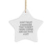 Funny Manager Star Ornament Gifts from Friends to Manager, Christmas Unique Gifts for Manager, Don't Trust a Manager That Doesn't Drink Coffee and Say 'F--k' a Lot - Image 1