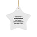 Funny Neurosurgeon Gifts from Friends - Christmas Unique Gifts for Men, Women, Doctors, Star Ornament, Don't Trust A Neurosurgeon That Doesn't Drink Coffee - Image 1