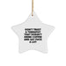 Funny Therapist Gifts from Men for Therapist Star Ornament Don't Trust A Therapist That Doesn't Drink Coffee And Say F--k A Lot, Unique Christmas Unique Gifts for Friends Family Coworkers - Image 1