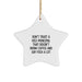 Funny Vice-principal Gifts from Friends - Don't Trust A Vice-principal That Doesn't Drink Coffee And Say F--k A Lot, Vice-principal Star Ornament for Christmas Unique - Image 1
