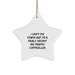 Funny Air Traffic Controller Gifts for Men, Women, Friends, Coworkers, Family - Christmas Unique Star Ornament with I Can't Fix Stupid But I'm A Fairly Decent Air Traffic Controller Quote - Image 1