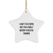 Funny Star Ornament for Athletic Trainer Friends, Gifts from Men, Women, or Coworkers, Perfect for Christmas Unique Gifts, Inspirational Quotes - Image 1