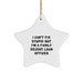 Funny Loan Officer Gifts for Men, Women, Coworkers or Friends, I Can't Fix Stupid But I'm A Fairly Decent Loan Officer Star Ornament Christmas Unique Gifts - Image 1