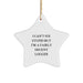 Funny Logger Star Ornament Gifts from Men to Friends, I'm A Fairly Decent Logger Christmas Unique Gifts for Logger - Image 1