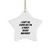 Funny Machinist Gifts for Men, Women - I Can't Fix Stupid Star Ornament, Christmas Unique Decorations from Friends, Family, Coworkers - Image 1