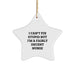 Funny Nurse Star Ornament, Gifts from Friends to Nurses, Christmas Unique Presents for Nurse Colleagues, Star Shaped Decorations - Image 1