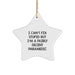 Funny Rescue Worker Star Ornament Gift for Him, Christmas Unique Gifts from Friends, Coworkers, or Family - Image 1