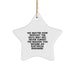 Electrical Engineer Star Ornament, Funny Inspirational Gift for Him, Friends, Family, Christmas Unique Decorations, Gifts from Men to Electrical Engineer Friends - Image 1