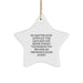 Funny Inspirational Gifts for Insurance Sales Agent Star Ornament, Gifts from Men to Insurance Sales Agent, Christmas Unique Gifts for Insurance Sales Agent Friends - Image 1