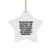 Funny Machinist Star Ornament Gifts from Friends for Christmas Unique Machinist Men Gifts - Image 1