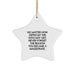 Funny Inspirational Magistrate Gifts - Star Ornament for Christmas Unique Gifts from Men to Magistrate - Image 1
