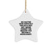 Funny Mixologist Gifts for Men - Star Ornament with Inspirational Quote - Gifts from Family to Friends on Christmas Unique Gifts - Image 1
